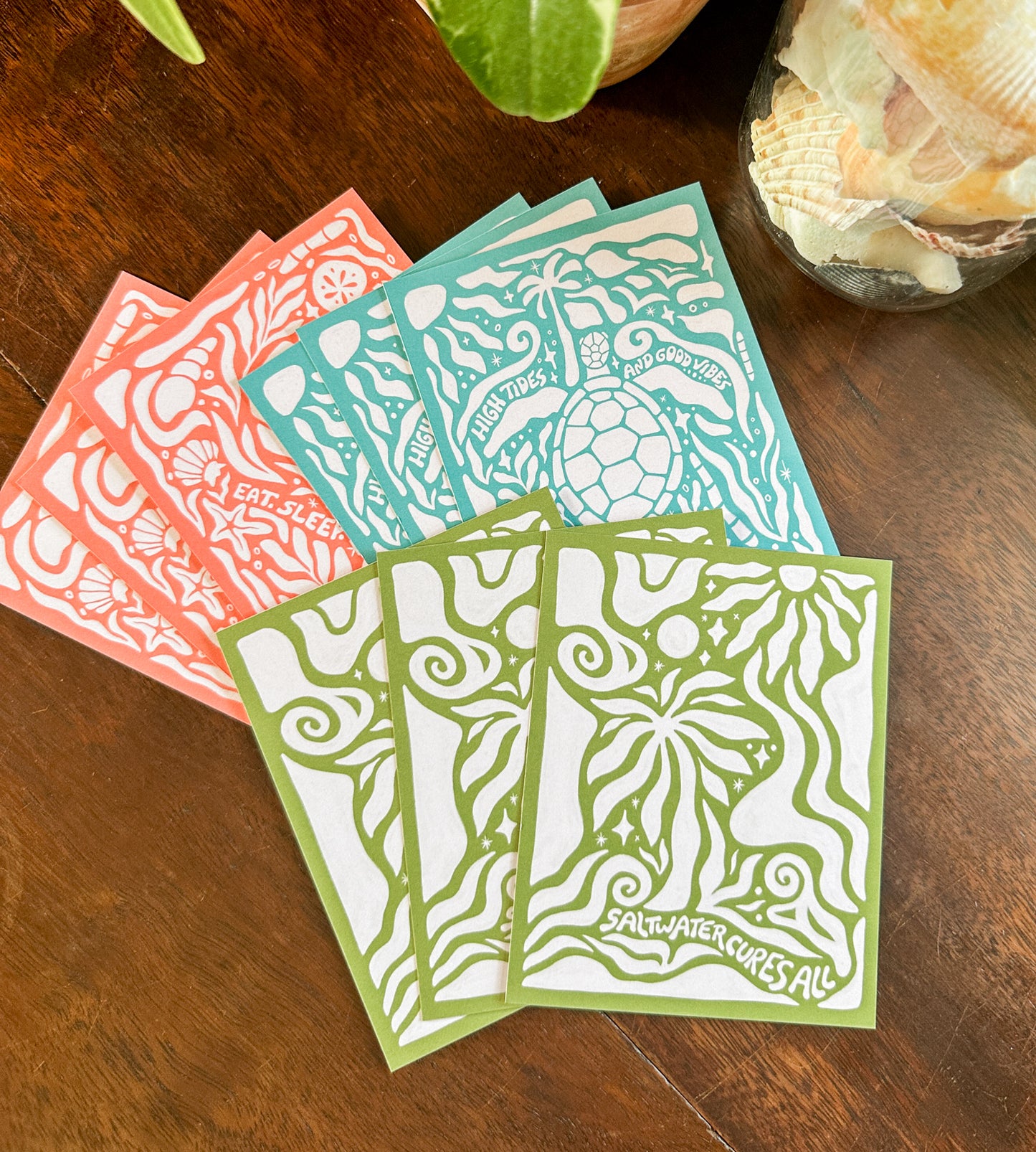 Saltwater Sayings ~ Postcard Pack