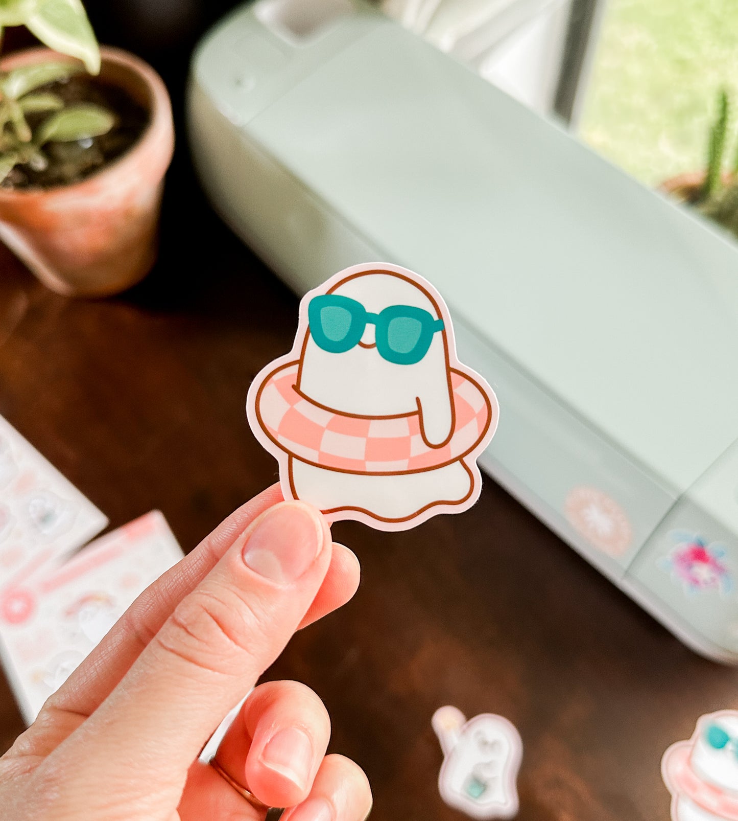 Summerween Ghosts! ~ Waterproof Stickers