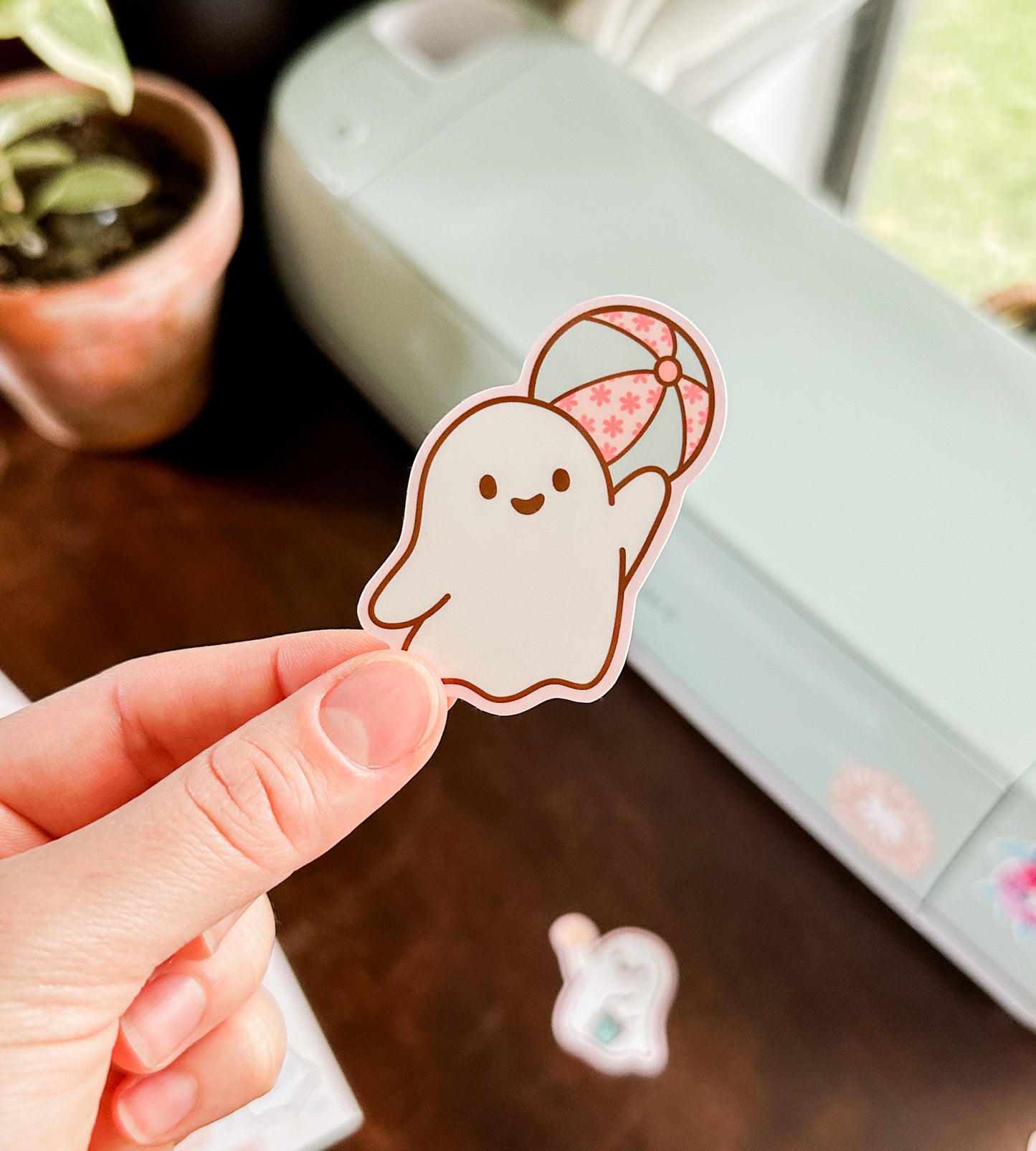 Summerween Ghosts! ~ Waterproof Stickers