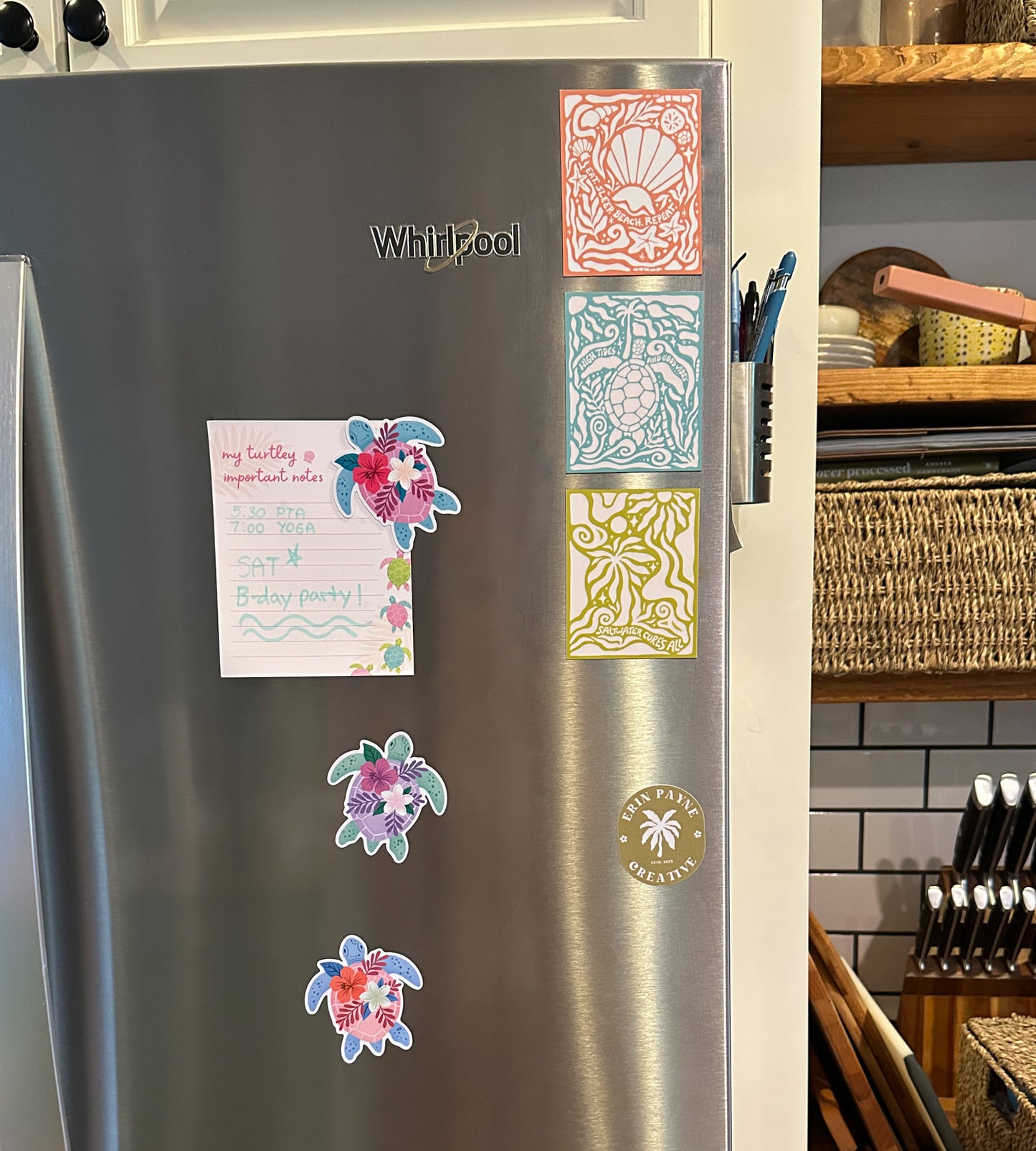 Turtle Fridge Magnet