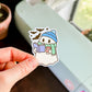 Reading Ghost Waterproof Sticker