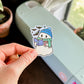 Reading Ghost Waterproof Sticker