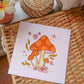 Mushroom Blooms Art Print 8x8"