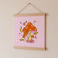 Mushroom Blooms Art Print 8x8"