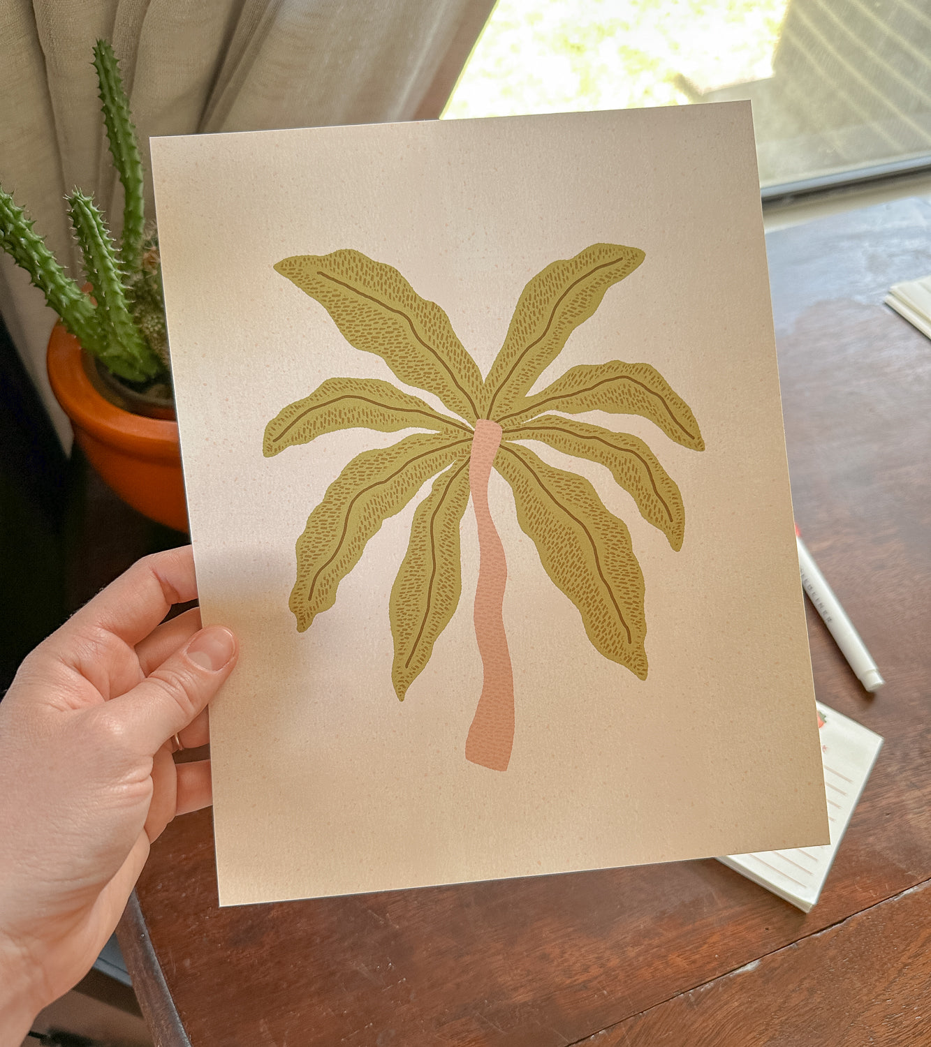 Matisse Palm Art Print 8x10"