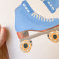 Retro Roller Skates Art Print 8x10"