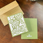 "Saltwater Cures All" Modern Palm Tree - Greeting Card