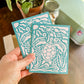 "High Tides and Good Vibes" Turtle - Greeting Card