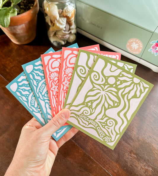 Saltwater Sayings ~ Greeting Card Set