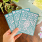 "High Tides and Good Vibes" Turtle Postcard