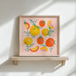 Summer Citrus Art Print 8x8"