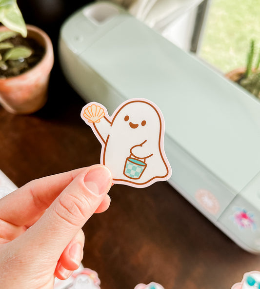 Summerween Ghosts! ~ Waterproof Stickers