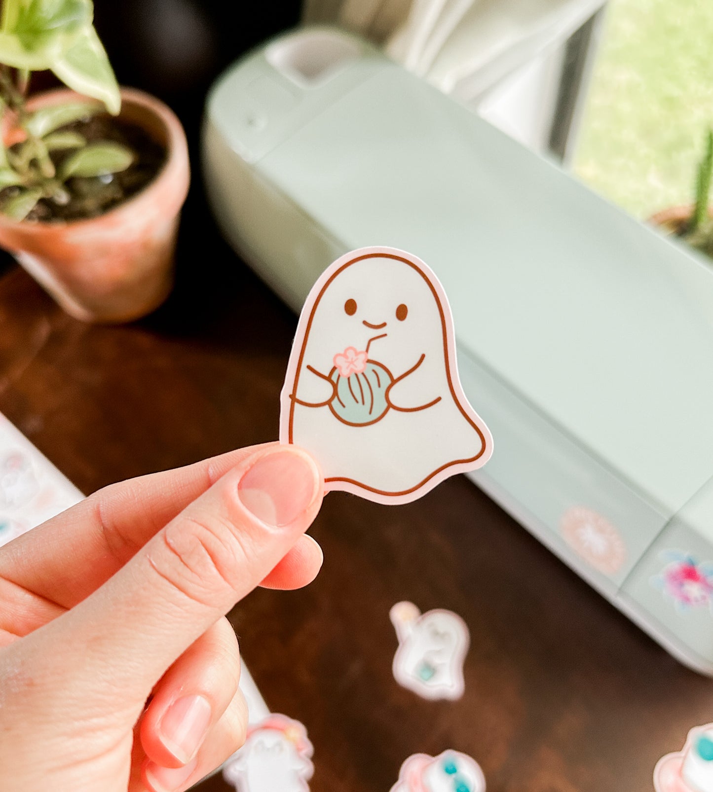 Summerween Ghosts! ~ Waterproof Stickers