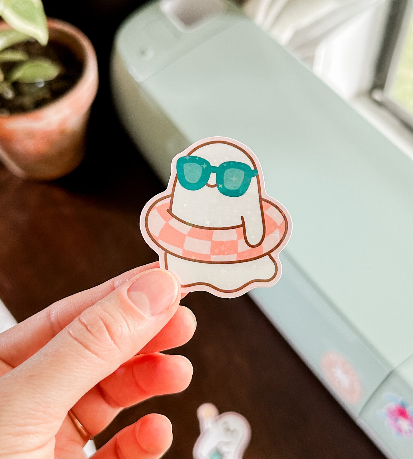 Summerween Ghosts! ~ Waterproof Stickers