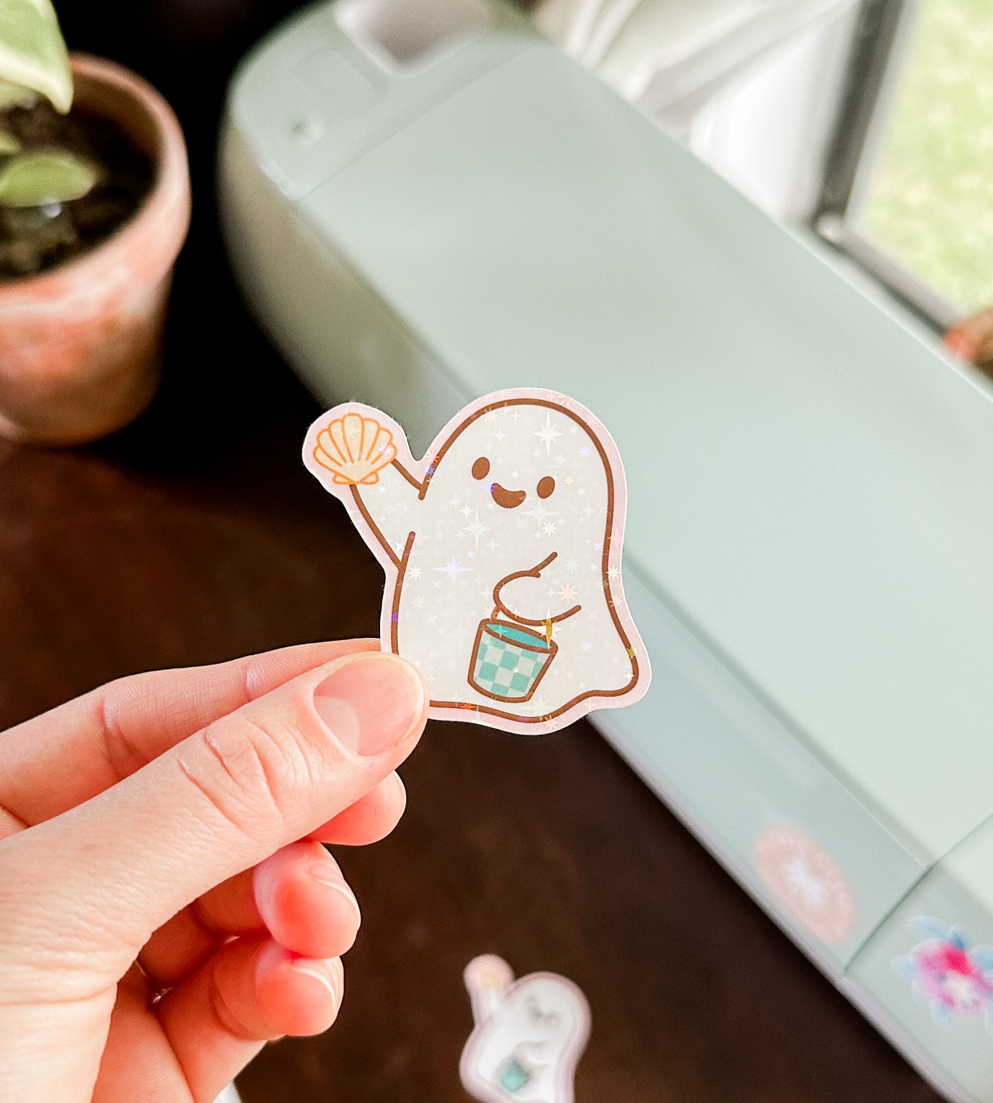 Summerween Ghosts! ~ Waterproof Stickers