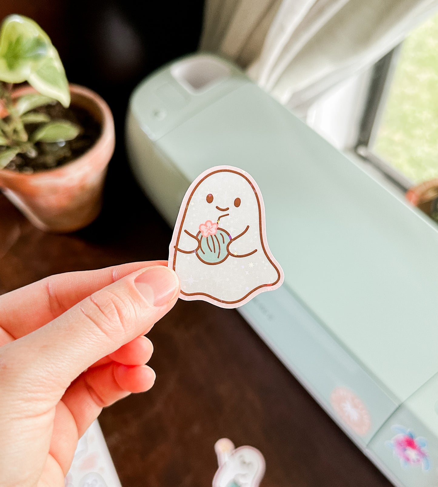 Summerween Ghosts! ~ Waterproof Stickers