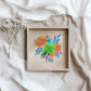 Tropical Hummingbird Art Print 8x8"