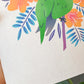 Tropical Hummingbird Art Print 8x8"
