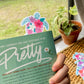 Tropicolor Turtle Bookmark