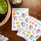 Tropicolor Turtle Sticker Sheet