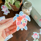 Tropicolor Turtle Waterproof Sticker